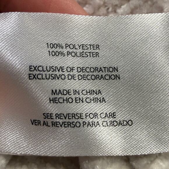 Orvis Cream Chenille Textured Knit Sweater M Cozy Soft Neutral Pullover Winter - Picture 7 of 9